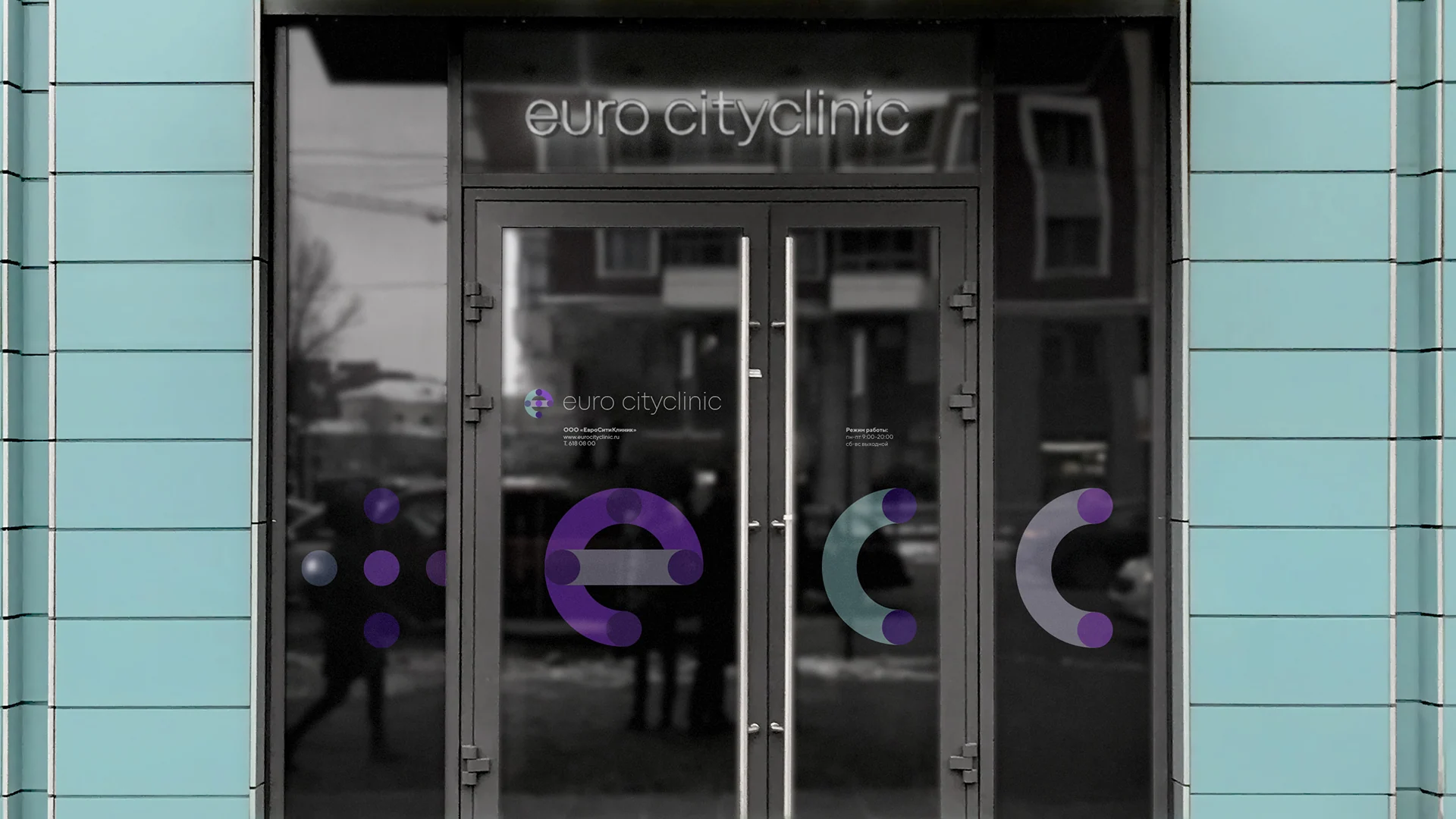 Входная группа Euro cityclinic