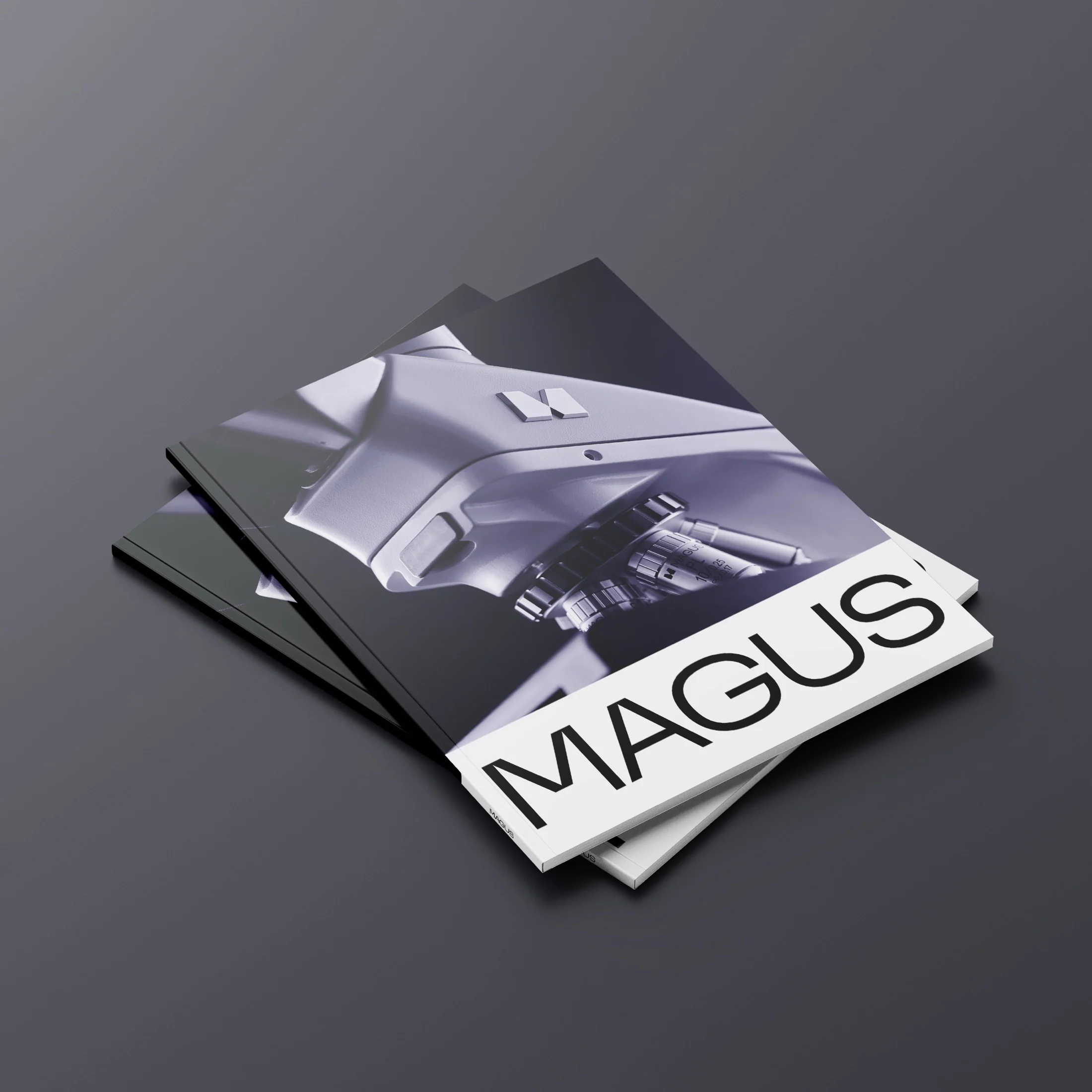 Серия брошюр MAGUS с обложками о профессиональных микроскопах