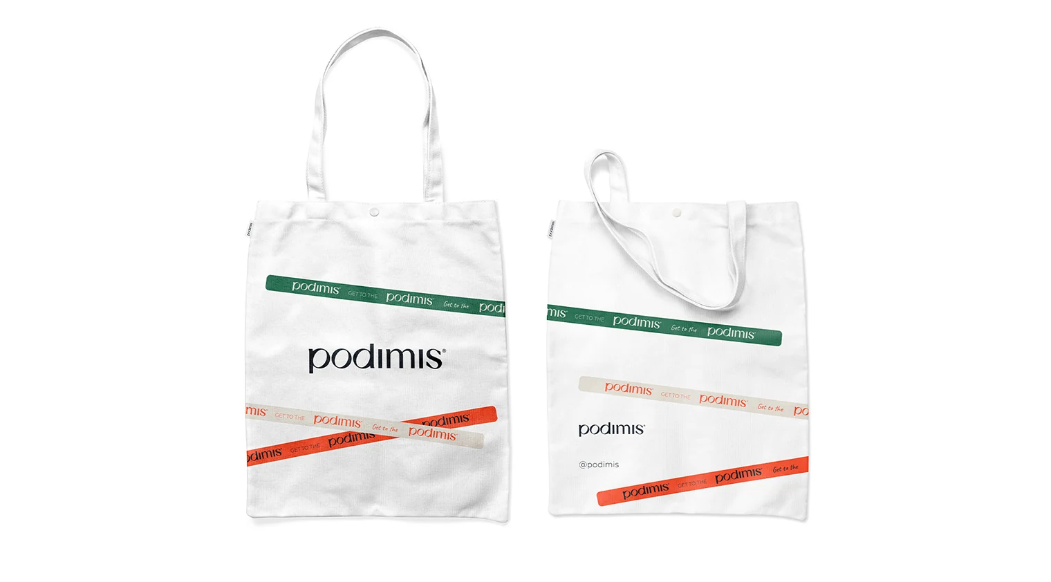 Два фирменных шопера PODIMIS