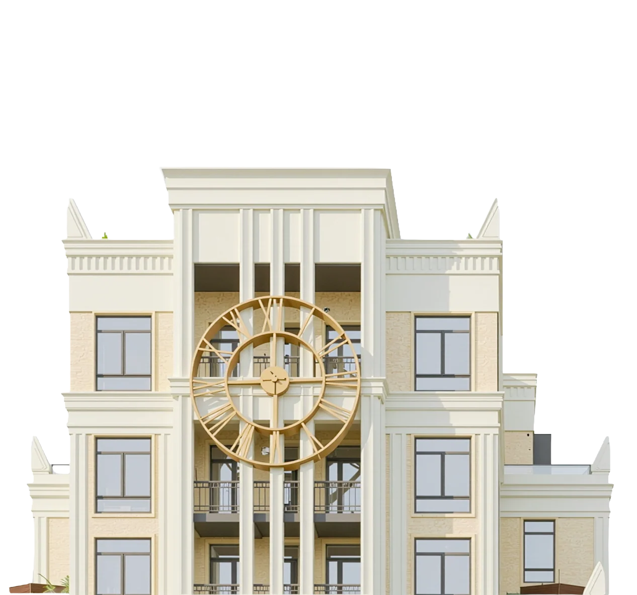 Архитектурная концепция жилого комплекса Циферблат